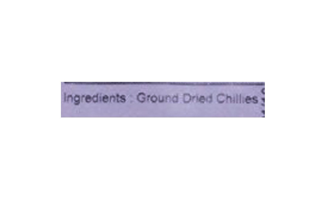 Go Earth Organic Red Chilli Powder    Pack  500 grams